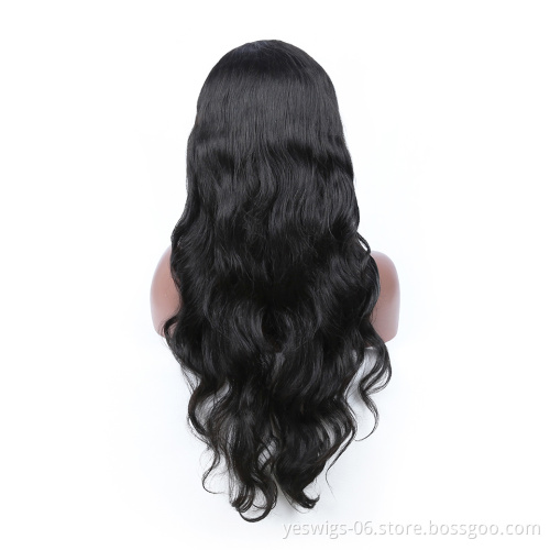 Popular New Virgin Hair Vendors Cuticle Aligned Raw Virgin For Black Women 13X6 Wigs Burmese Human Hair Lace Front Body Wave Wig